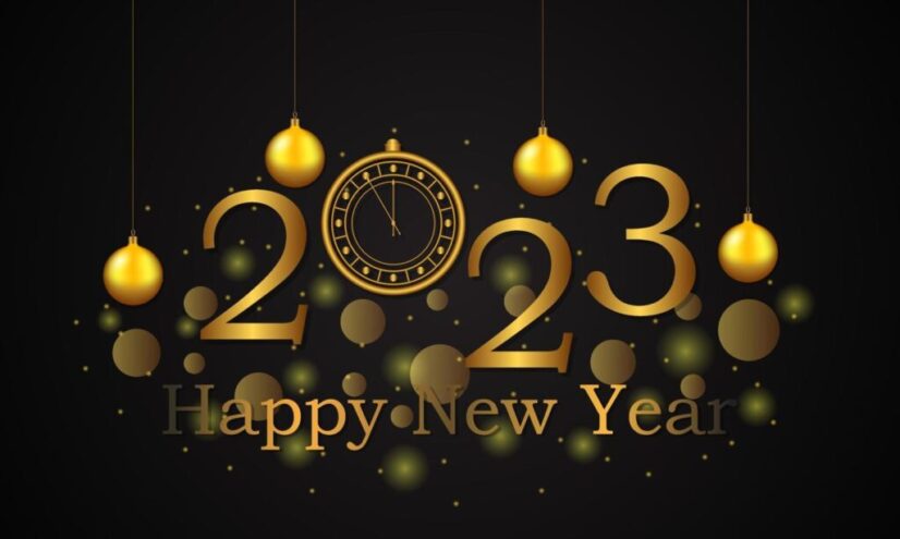 8418502-frohes-neues-jahr-2023-neues-jahr-glanzender-hintergrund-mit-goldener-uhr-und-glitzer-festlichem-banner-grusskarte-illustration-vektor